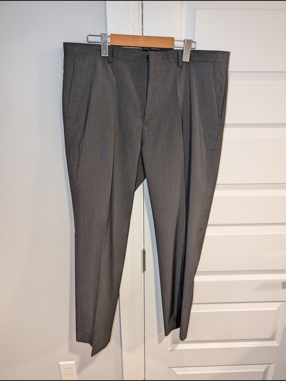 Calvin Klein Men's Gray Dress Pants 36x32